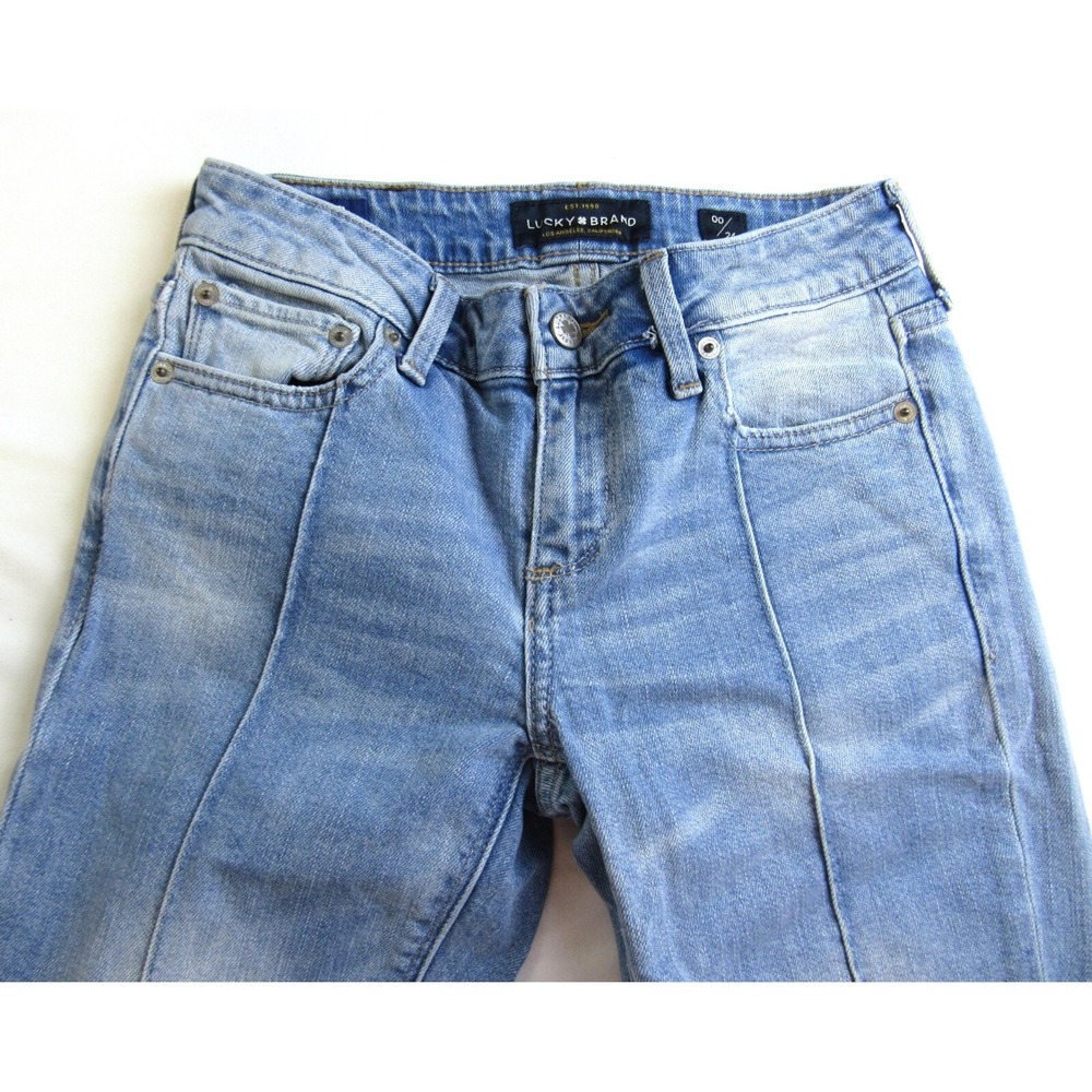 Lucky Brand Jeans Lolita Skinny ORTA Light Bleach Wash Women's Size 00/24 - Picture 3 of 9